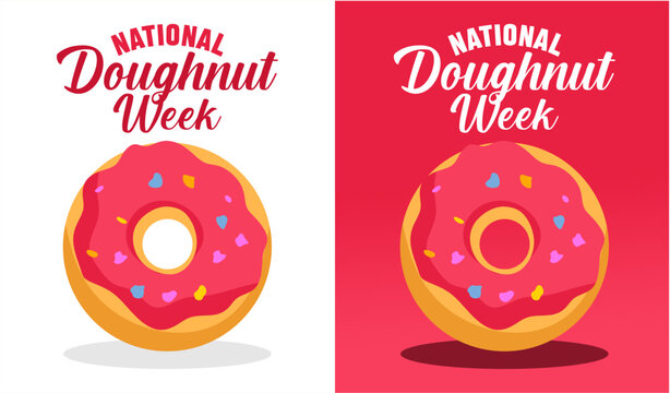 Happy National Donut Week with delicious donuts