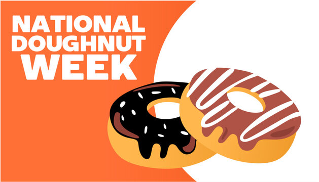 Happy National Donut Week with delicious donuts