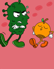 funny cartoon zombie