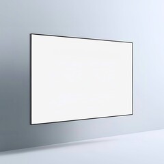 Obraz premium blank photo frame on wall