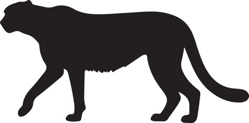 Cheetah Vector Silhouette