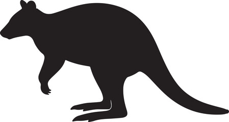 Dorcopsis Vector Silhouette