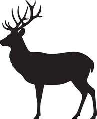 Key Deer Vector Silhouette