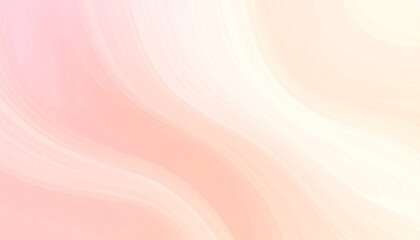 Fototapeta premium Gradient light blend in soft blush pink, cream, and sand tones, abstract fluid motion, dreamy modern background for website or branding