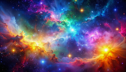 Fototapeta premium AIが描いた未来の宇宙