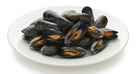 Mussels on a plate