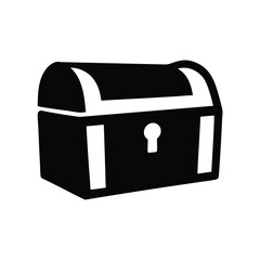 Iconic Treasure Chest Illustrating Wealth Hidden Secrets and Adventure