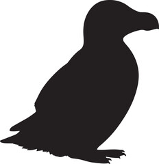 Razorbill Vector Silhouette