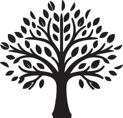 Fototapeta premium vector tree silhouette