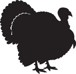 Turkey Vector Silhouette