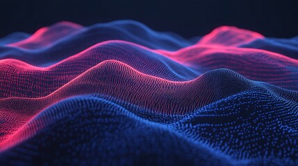 Abstract digital landscape with vibrant colors (4)