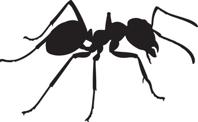 Weaver Ant Vector Silhouette