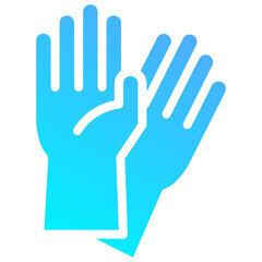 Obraz premium Medical Gloves Icon
