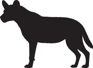 Xenocyon texanus Vector Silhouette