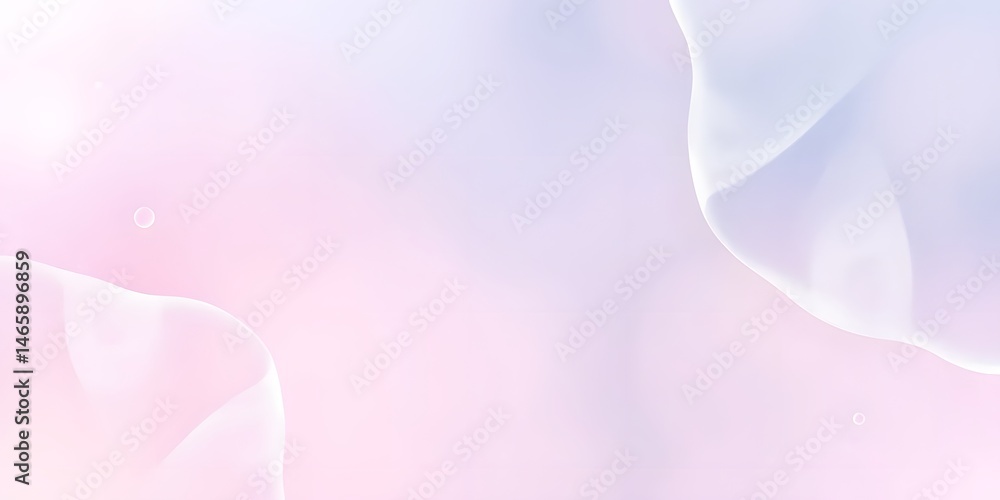 Aufkleber elegant soft pastel glassmorphism flyer design, gentle colors and frosted glass texture create a stu