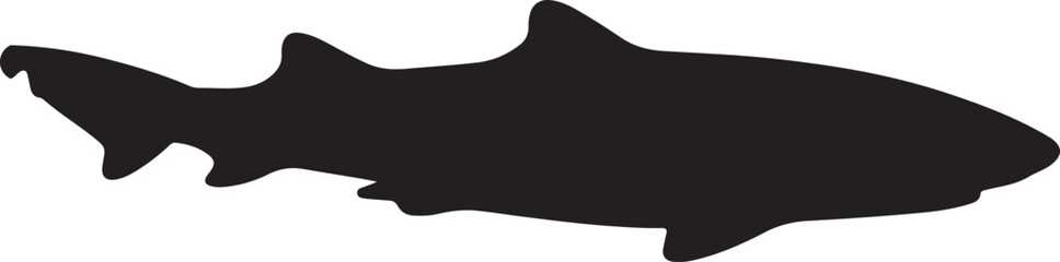 Zebra Shark Vector Silhouette © Rizwan Ahmad