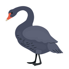 Black swan icon clipart avatar logotype isolated illustration