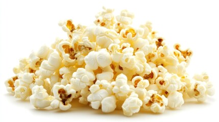 Pile of fluffy, buttery popcorn