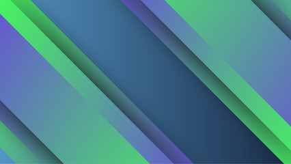 Fototapeta premium Abstract design with blue green and purple stripes suitable for backgrounds, digital art, packaging, and web design projects. Colorful and modern.