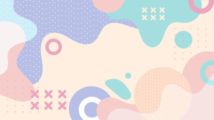 Abstract illustration with pastel colors suitable for backgrounds, posters, and digital art projects, evoking a sense of calm and serenity.