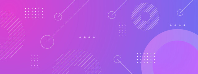Purple and pink gradient background with geometric shapes. Suitable for modern designs, posters, social media graphics, and website backgrounds.