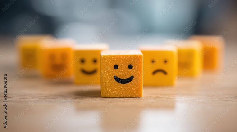 Poster overview of a small emotion-modulated system icon concept depicting a mood-matching mechanism