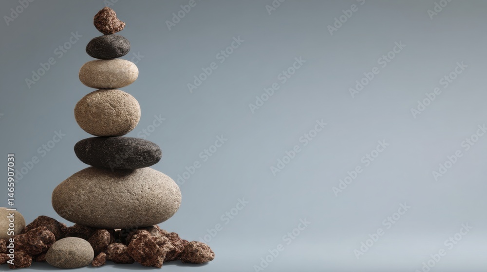 Poster tower structure representing emotional roi with stacked icons to illustrate impact across different 