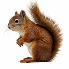 Obraz premium Red Squirrel, Perfect for Nature and Pet Themes