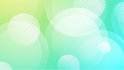 Green and blue abstract background with white circles suitable for web design, packaging, presentations, invitations, and digital art projects.