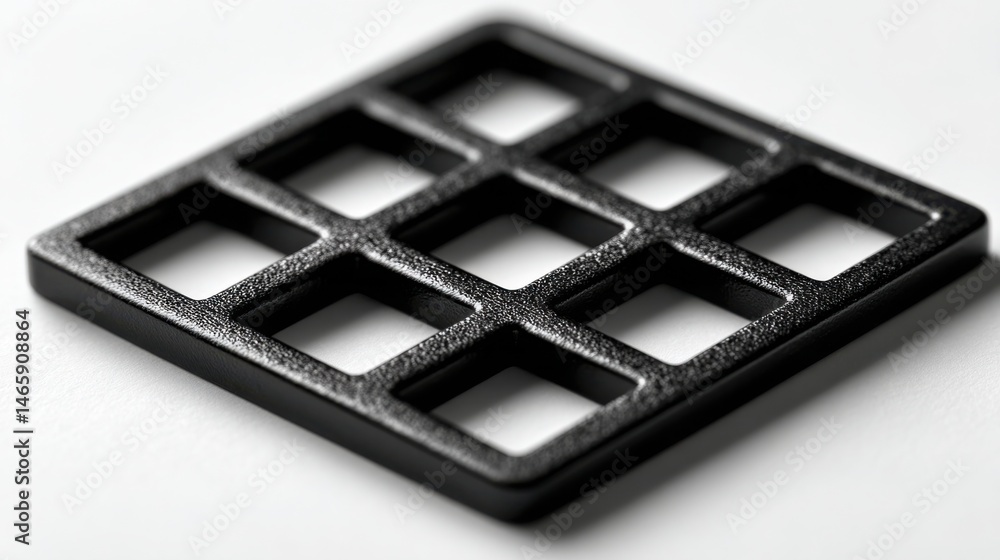 Poster square fibonacci pricing grid icon concept visualizing harmonic value delivery for effective busines