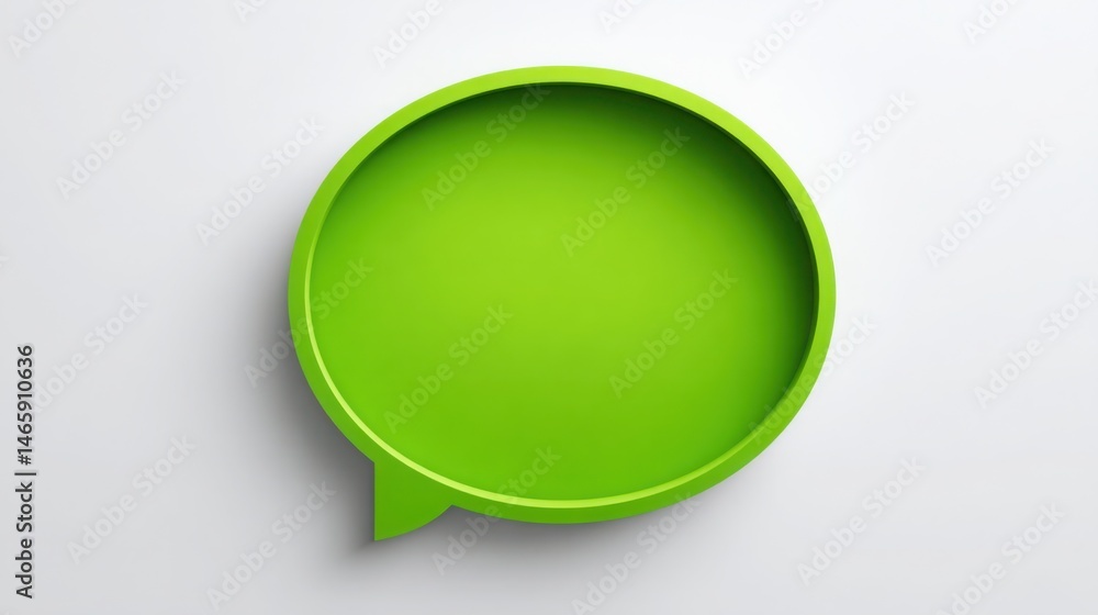 Poster circular icon representing message integrity and consistency in communication for effective messagin