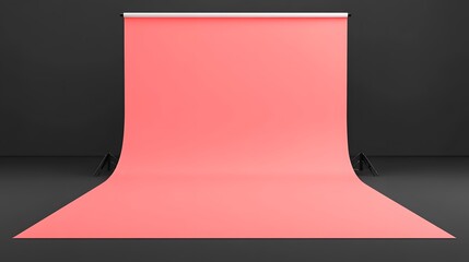 Studio Photography Backdrop Coral Pink Seamless Paper Roll