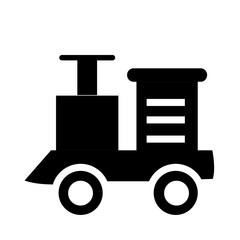 forklift truck isolated on white