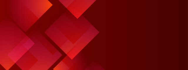 Overlapping red squares against a burgundy background suitable for abstract backgrounds, geometric designs, digital art, web graphics, modern concepts.