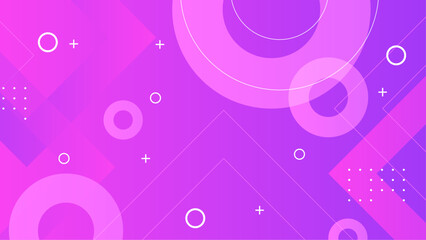 Purple and pink abstract background with geometric shapes. Suitable for social media graphics, website banners, and modern design projects.