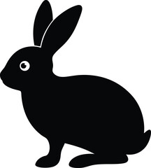 vector illustration of a cartoon rabbit