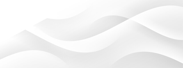 White abstract background with wavy lines suitable for modern designs, digital art, web banners, presentations, and wallpapers.