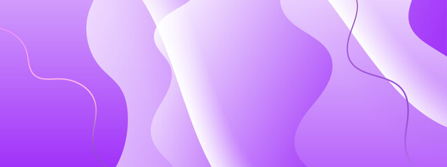 Purple and white abstract background suitable for website banners, social media graphics, and digital presentations to add a modern touch.