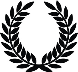 laurel wreath vector illustration