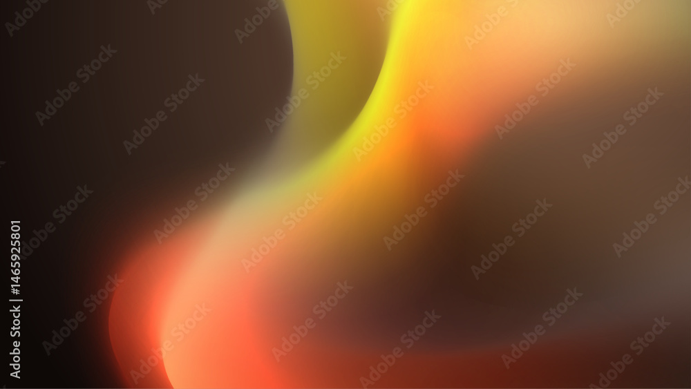 Poster blurry abstract background with yellow and orange gradients suitable for digital design projects, pr