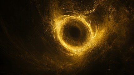 Abstract golden swirling vortex (1)