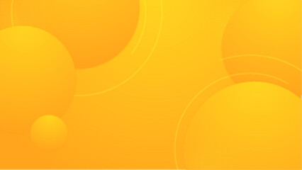 Yellow abstract background with circles and lines. Suitable for modern design projects, digital art, and vibrant social media posts.