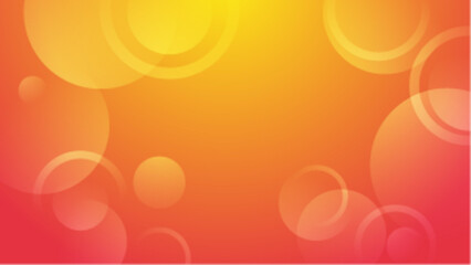 Abstract background with blurred circles in yellow orange and red. Suitable for vibrant design projects needing a colorful and energetic backdrop.