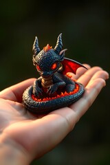 Adorable dragon character, with soft luminance and colourful, Detail concept