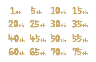 アニバーサリー素材セット