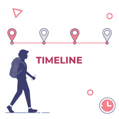 Modern Timeline Infographic Template