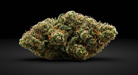 Cannabis Flower Bud Close Up