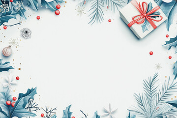 Obraz premium Collection of spring colorful flower and gifts elements vector. Floral boarder of wildflower, leaf branch, foliage on white background. Hand drawn blossom illustration for decor, easter, sticker, Fest