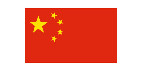 flag of China vector