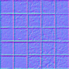 Medieval Stone Wall Normal Map Texture

